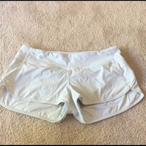 Lululemon speed up shorts.
